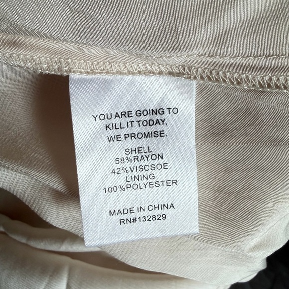 LPA Ivory Allard Long Sleeve Mini Dress Size Large 41266 - Picture 14 of 15